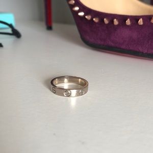 Cartier // love wedding band